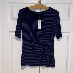 Ann Taylor pin striped blouse